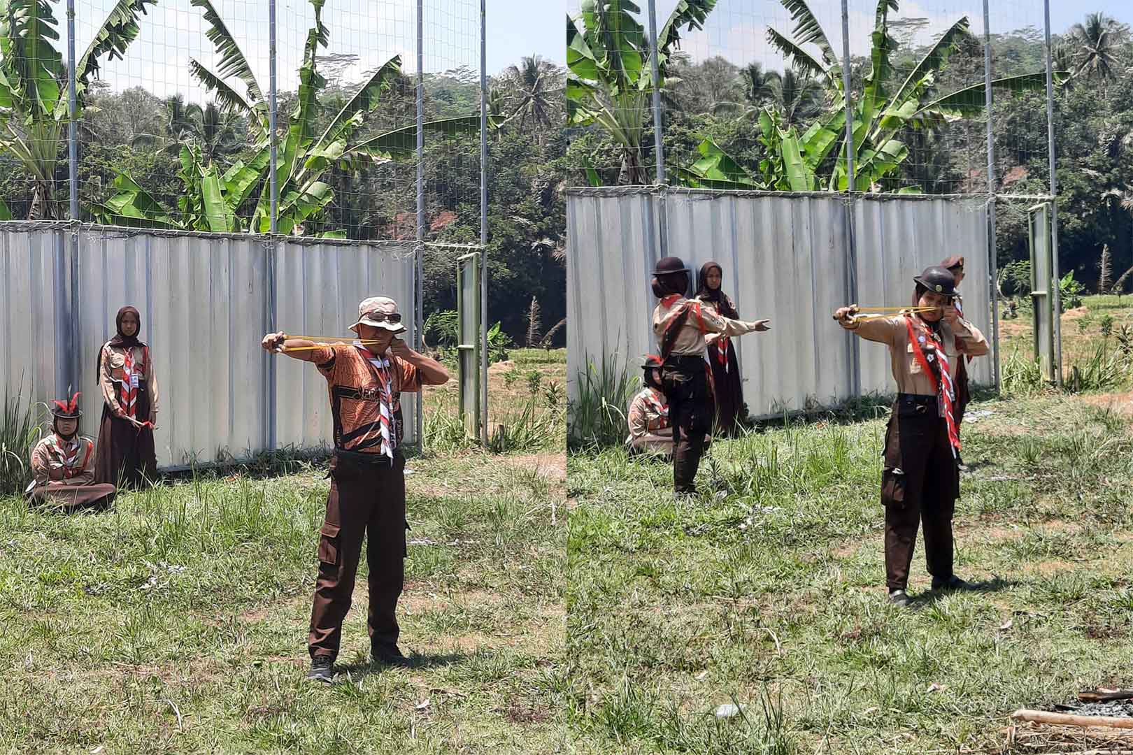Jiddan dan Nisrina, Duo Sabilurrosyad Siap Unjuk Ketepatan di Lomba Membidik LT2 Jatinagara